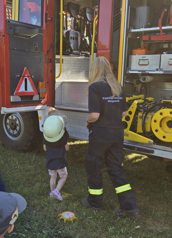 Die Feuerwehr zu Besuch