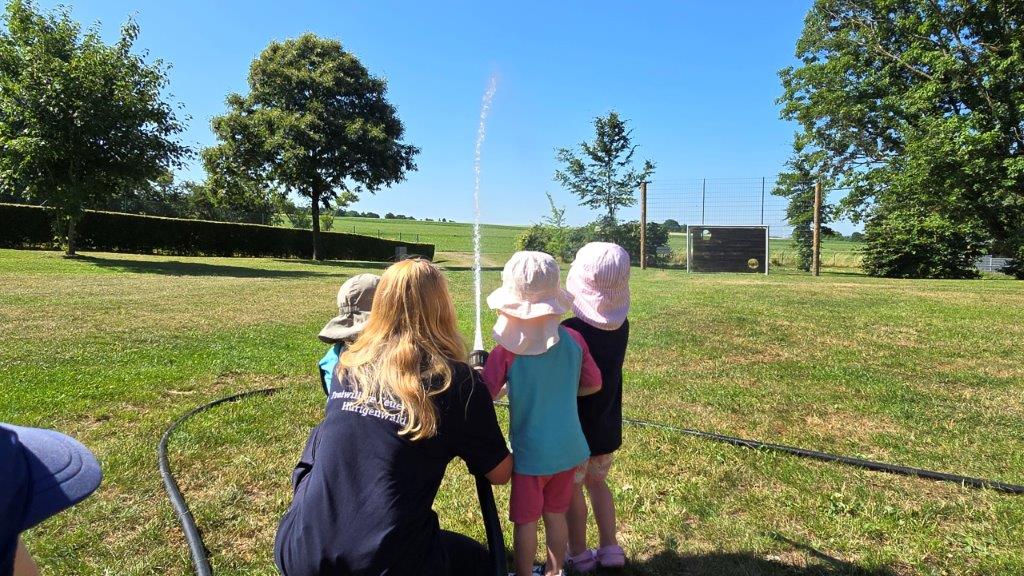 Die Feuerwehr zu Besuch
