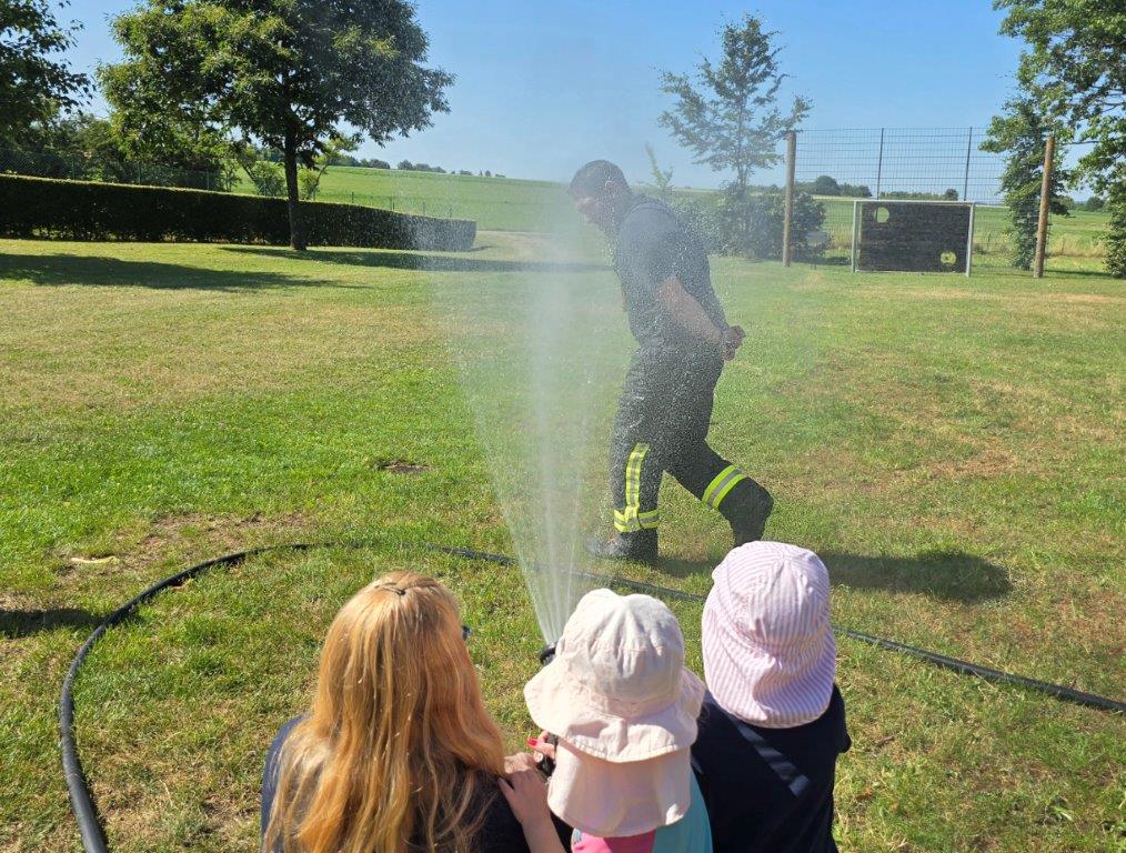 Die Feuerwehr zu Besuch