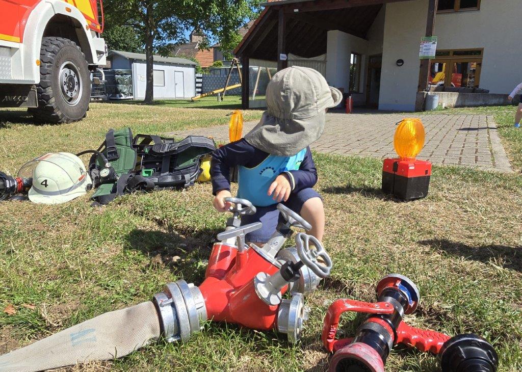 Die Feuerwehr zu Besuch