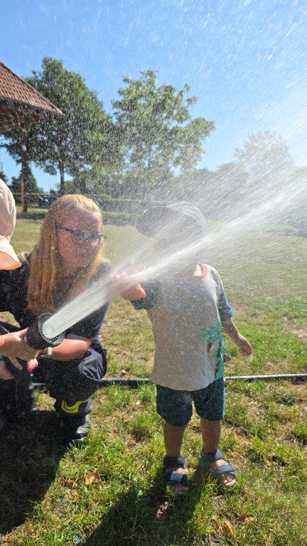 Die Feuerwehr zu Besuch