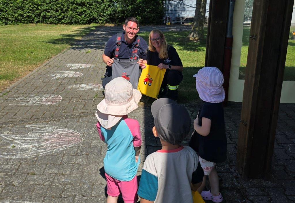 Die Feuerwehr zu Besuch