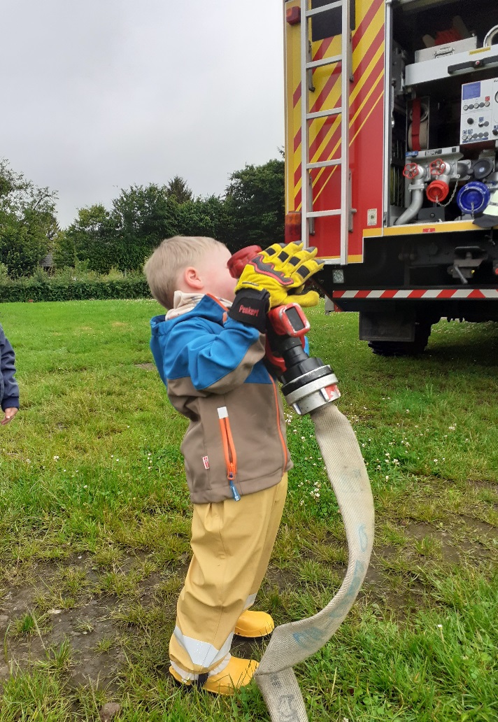 Die Feuerwehr zu Besuch