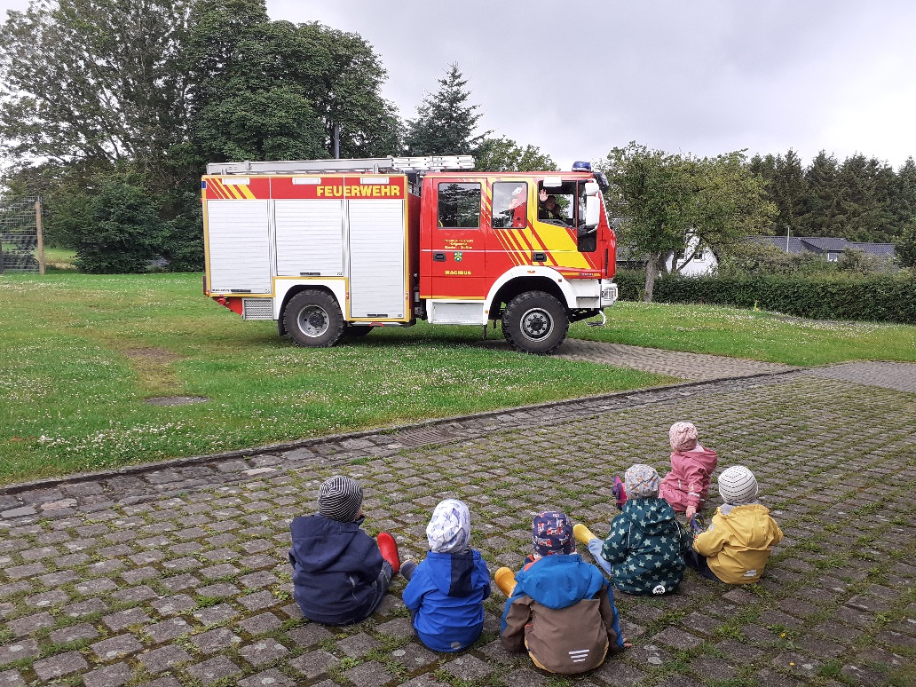 Die Feuerwehr zu Besuch
